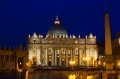St_Peter's_ Basilica_by_night_Vatican_City_Rome_Italy